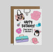 90s Girl Birthday Card