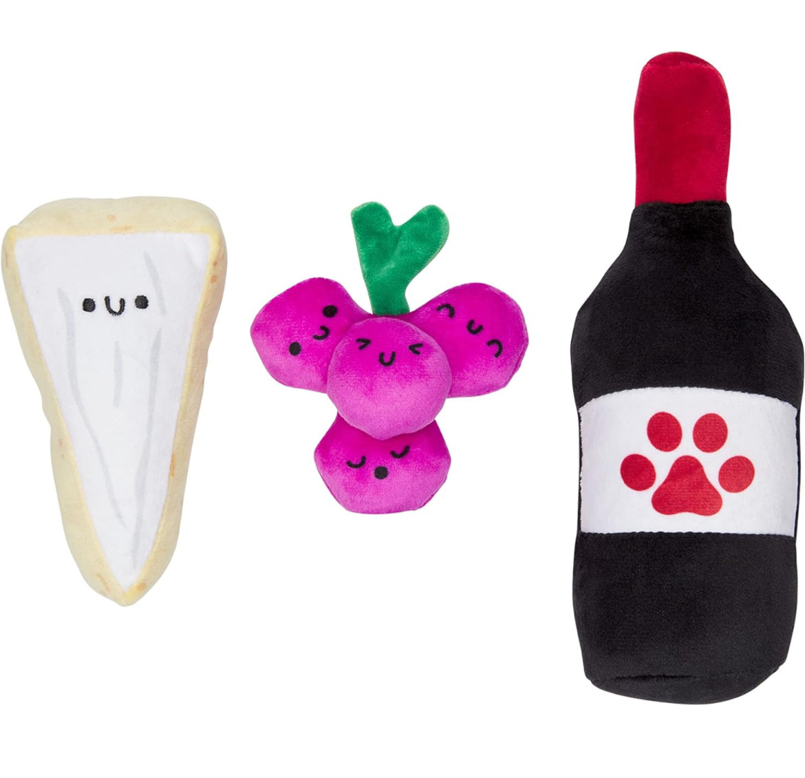 Paw-Cuterie Dog Toys (Set of 3)