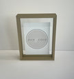 Gold Brushed Wood Floating Frame (4x6 - 5x7)