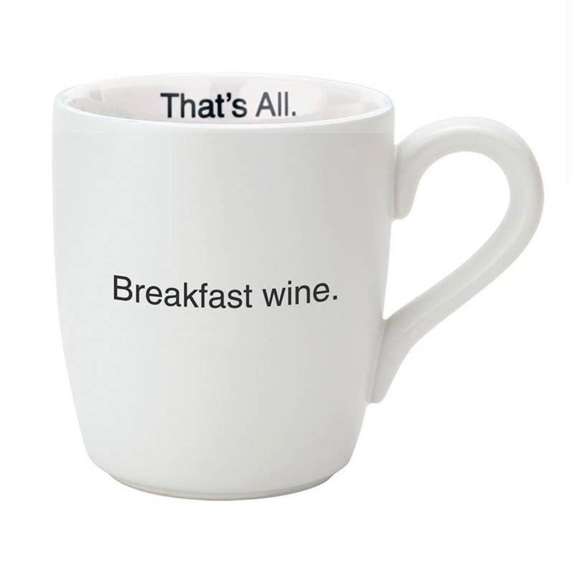 Taza de vino de desayuno