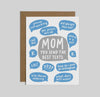 Carte des meilleurs textes de maman