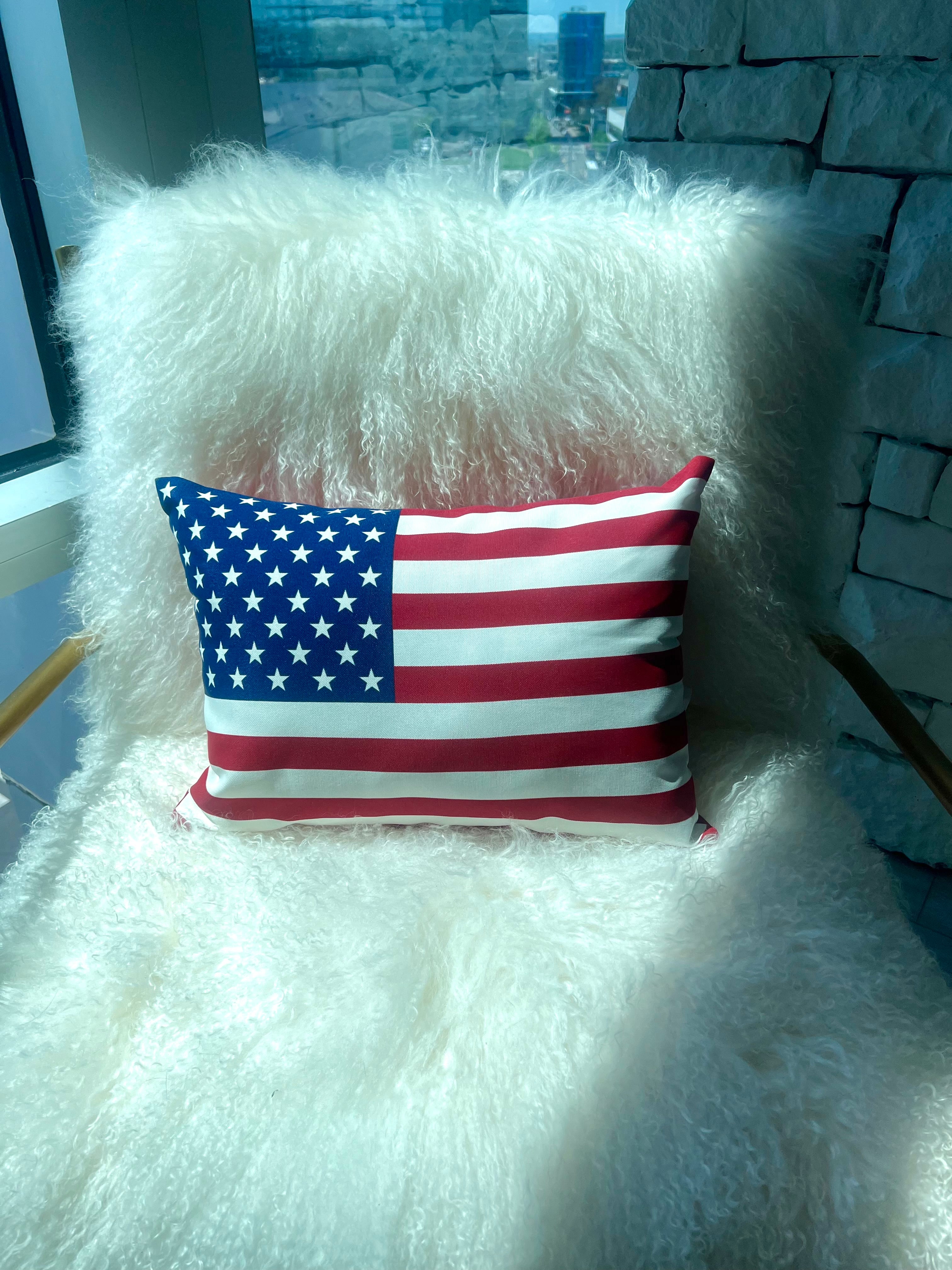 American Flag Pillow