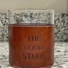 The Good Stuff Faux Leather
Rocks Glass