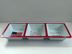 America Three Bowl Melamine Tray