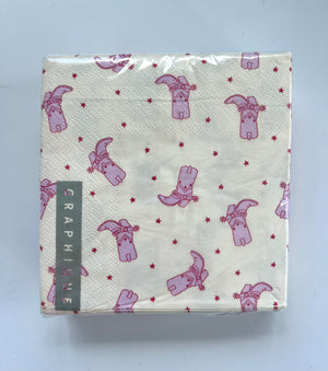 Pink Cowgirl Napkins