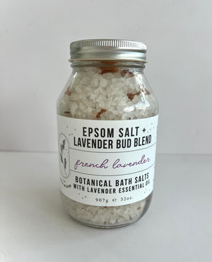 Botanical Epsom Bath Salts | French Lavender