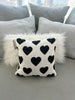 Black Heart Pillow