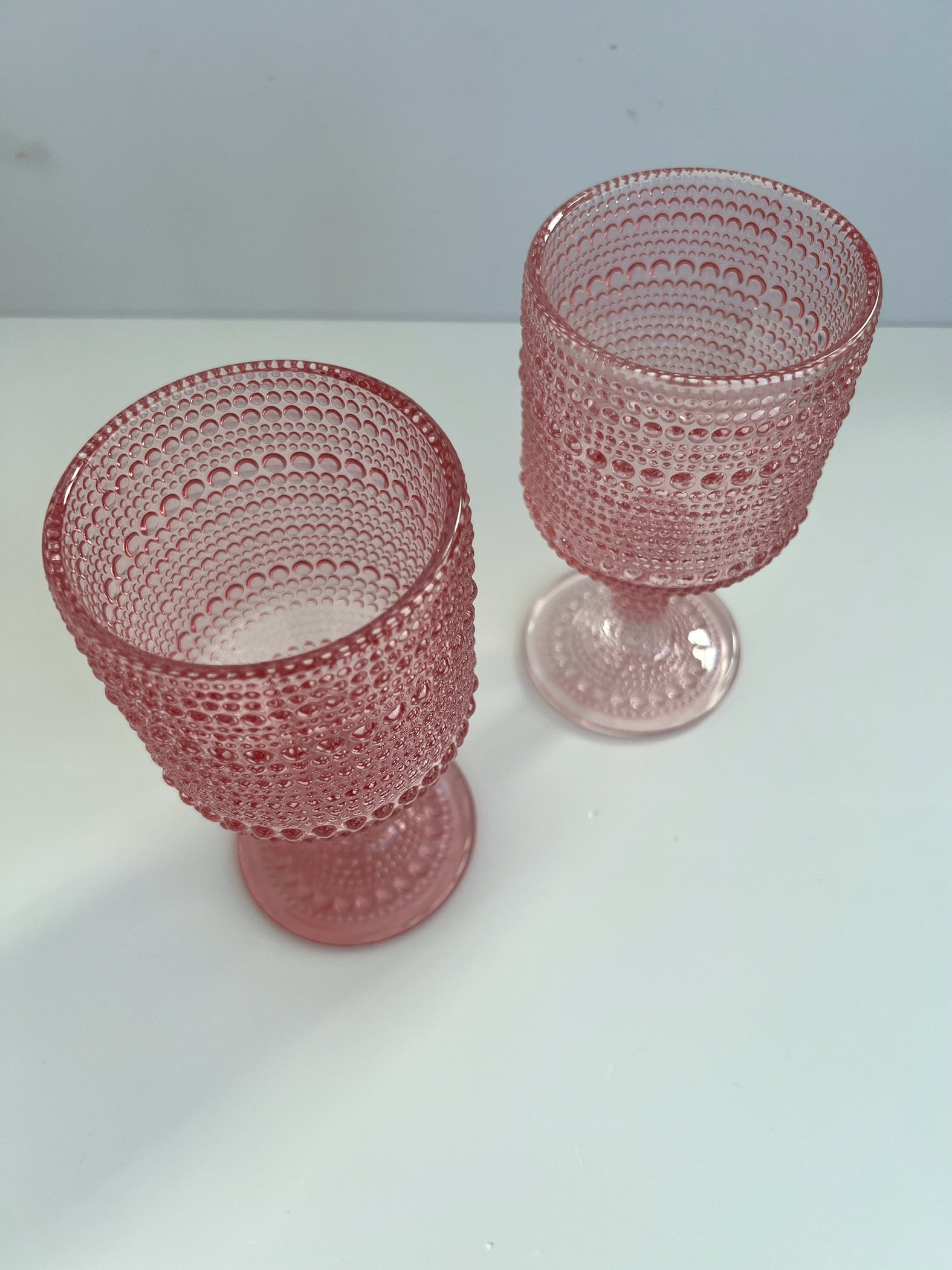 Pink Wine Glasses (Set of 2)