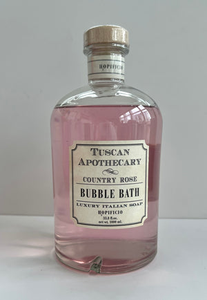 Large Glass Bubble Bath | Country Rose