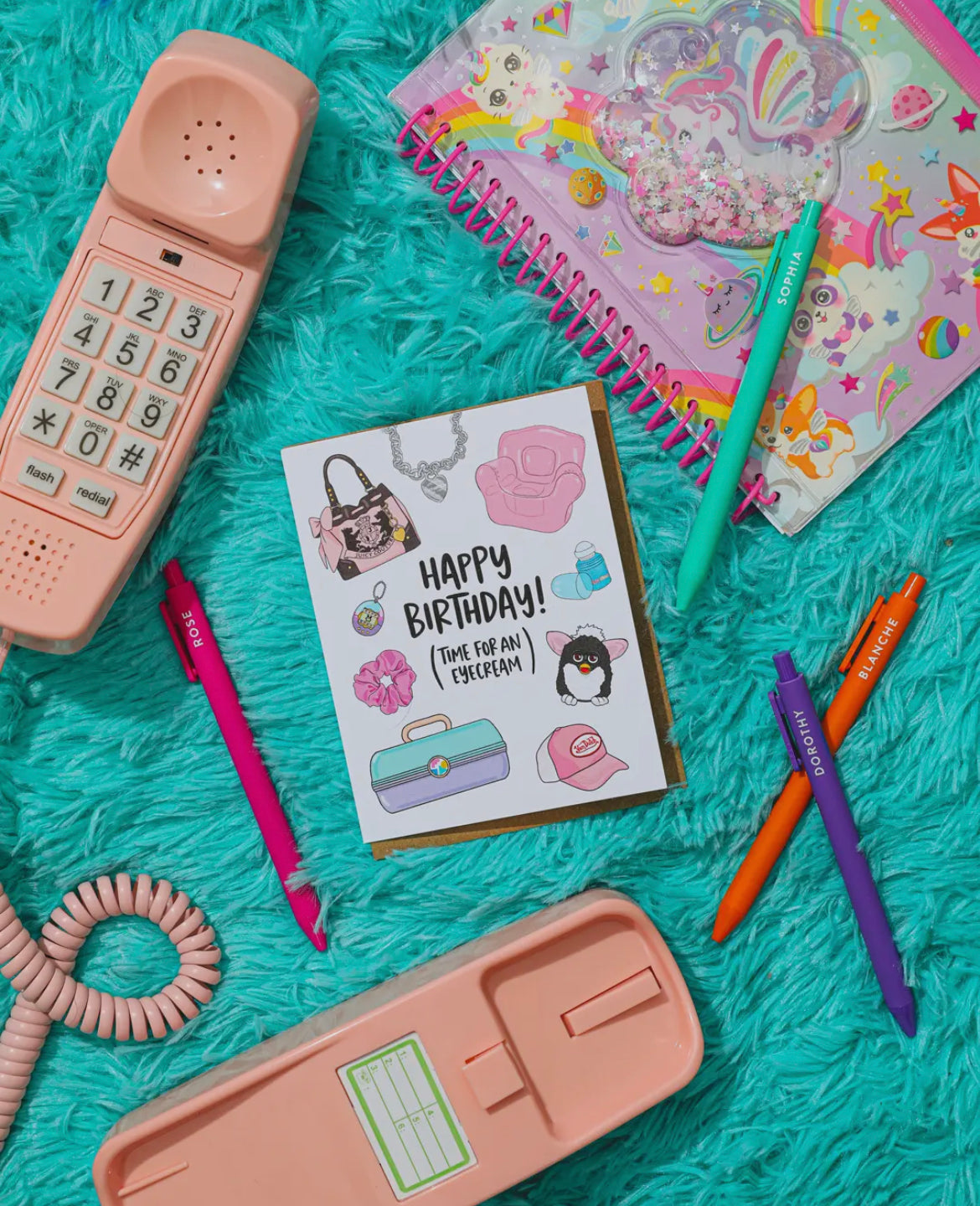 90s Girl Birthday Card