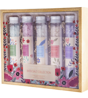 Floral Bath Salts Gift Set (Pack of 5)