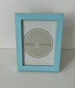 Light Blue Wood Frame (5x7)