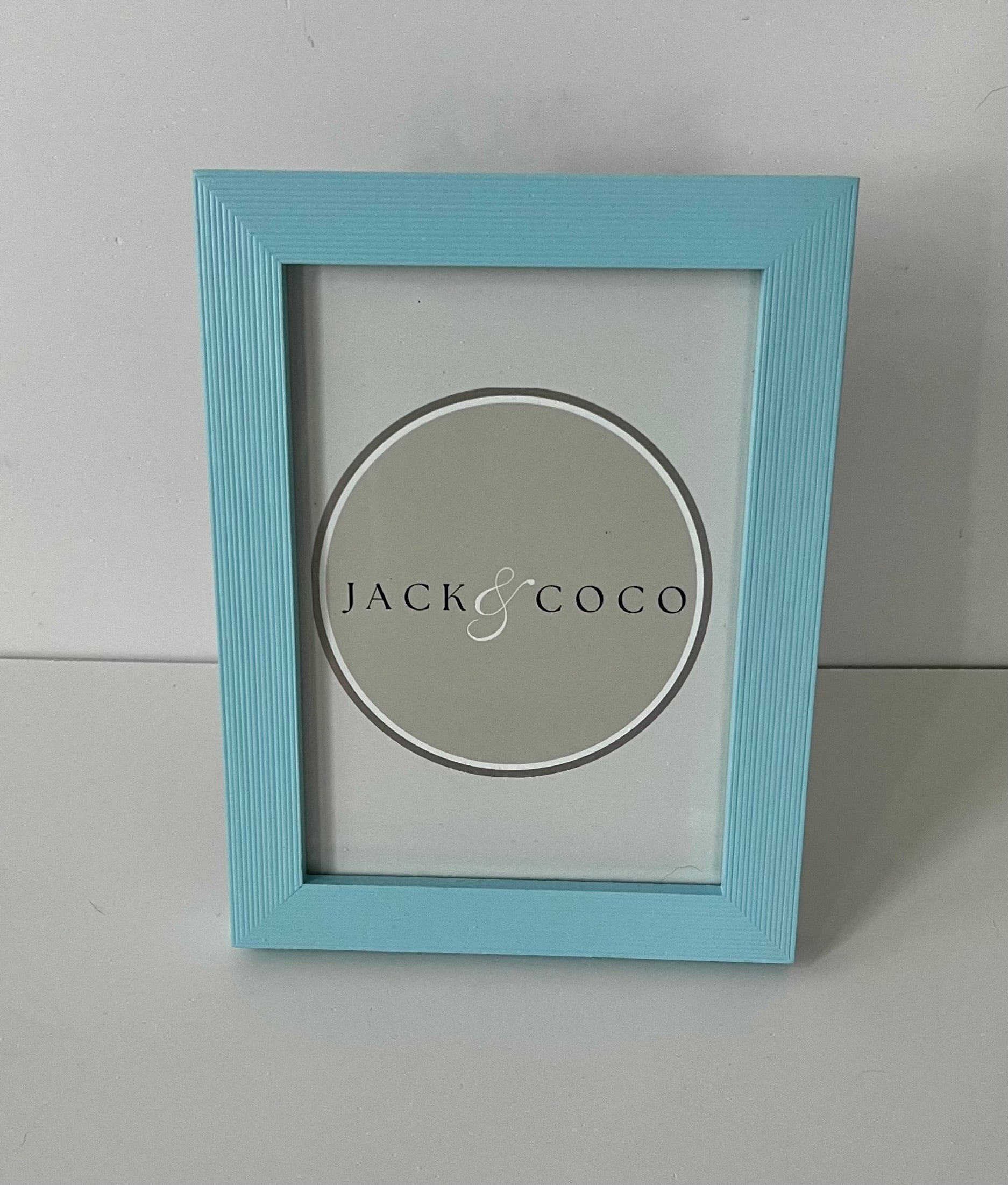 Light Blue Wood Frame (5x7)