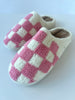 Pink Checker Slippers