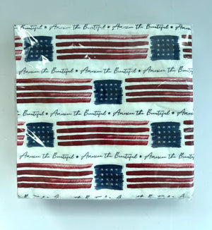 America The Beautiful Luncheon Napkins