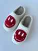 Red Smiley Slippers