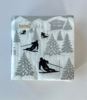 Ski Cocktail Napkins