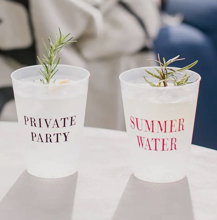 Private Party Cups | Set of 8