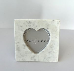 Marble Heart Frame (5x5)