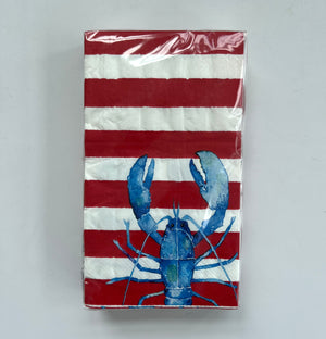 Red White & Blue Lobster Guest Napkins