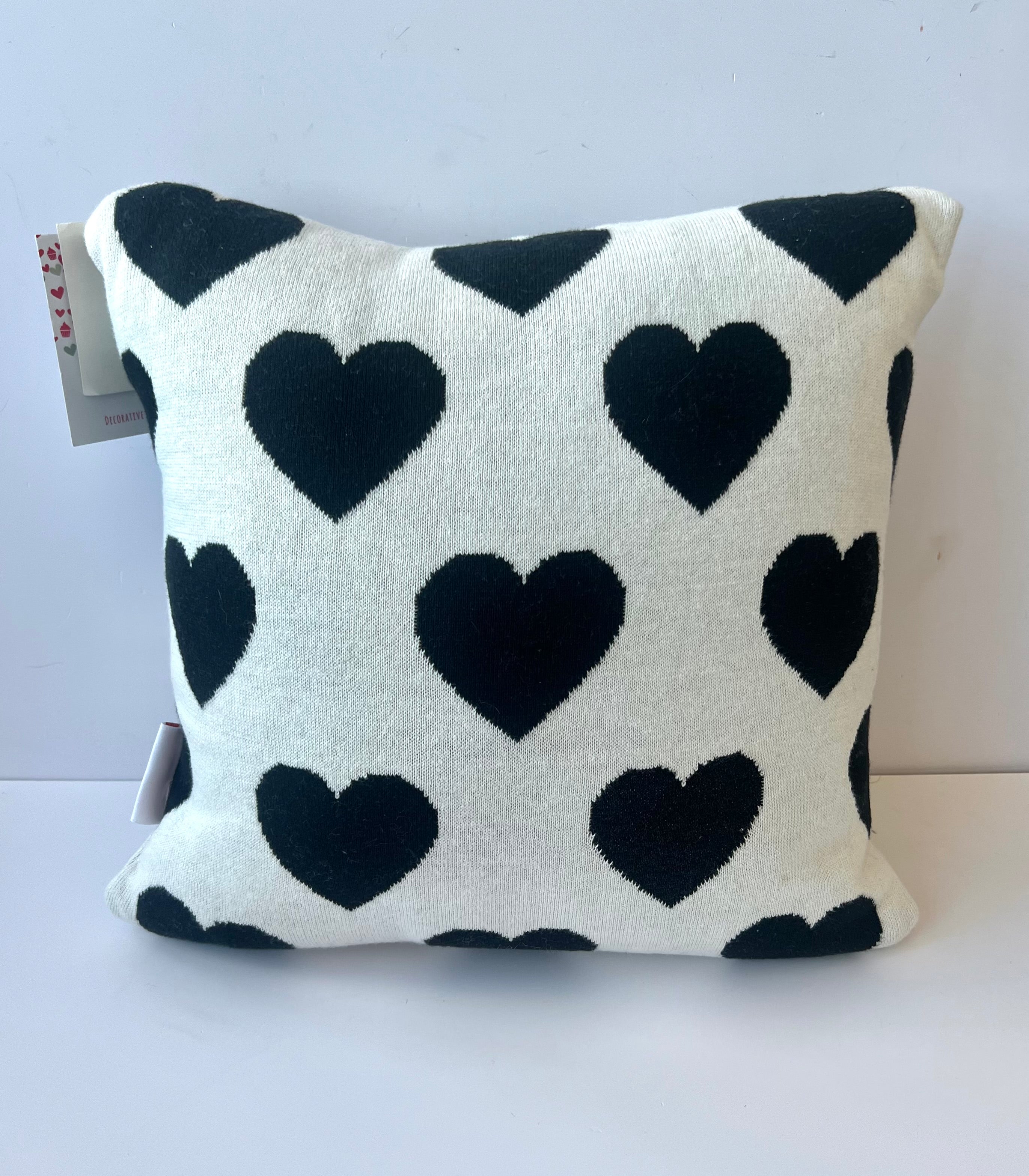 Black Heart Pillow