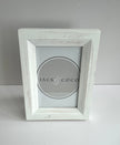 White Distressed Wood Frame (4x6)