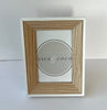 Natural Wood & White Frame (4x6)