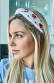 USA Sequin Knotted Headband