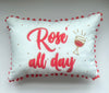 Rosé All Day All Weather Pillow