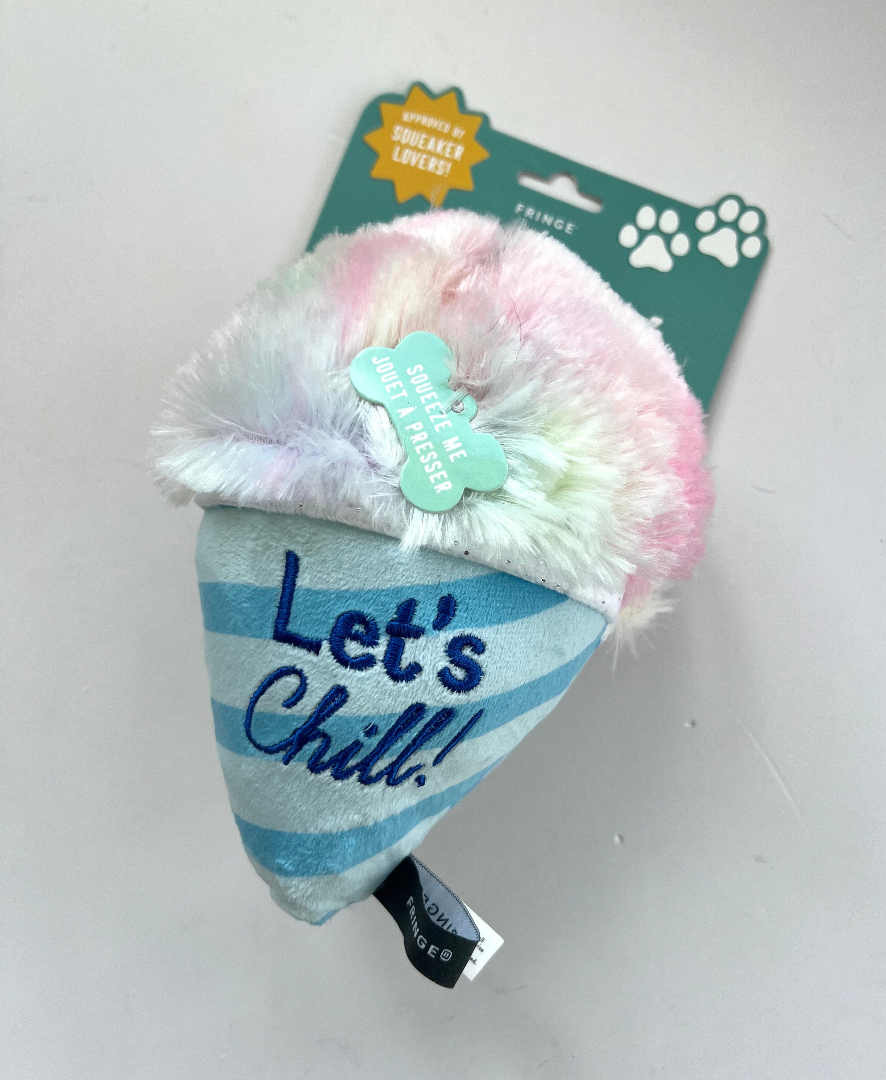 Snow Cone Dog Toy