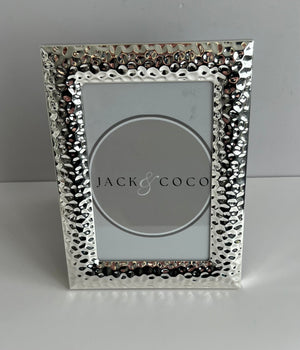 Silver Hammered Frame (4x6)