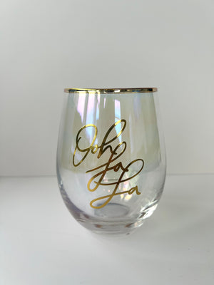 Ooh La La Stemless Wine Glass (glass)