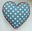 American Flag Heart Pillow