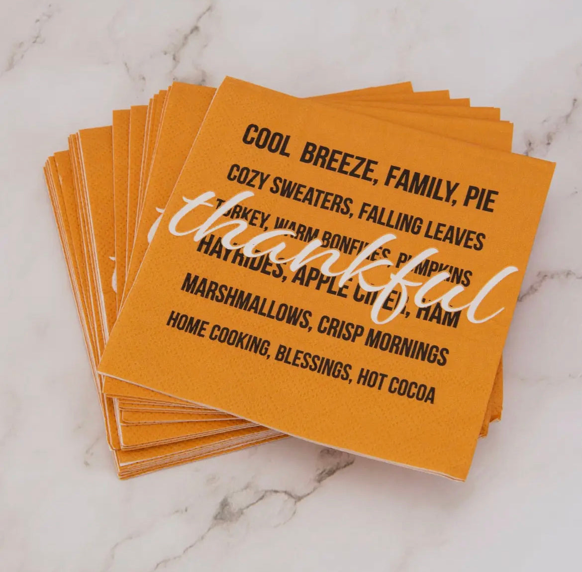 Thankful | Cocktail Napkins