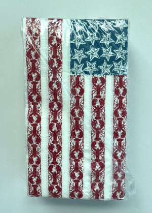 American Lobsters & Starfish Guest Napkins