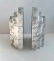 Faux Marble Bookends