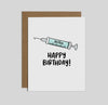 Carte d'anniversaire Botox