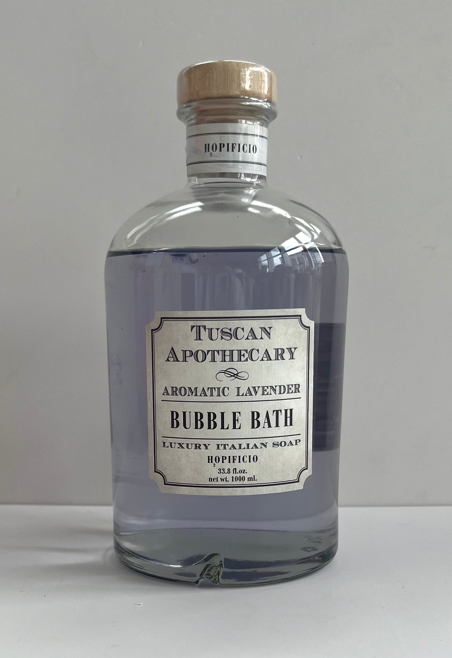 Large Glass Bubble Bath | Aromatic Lavender