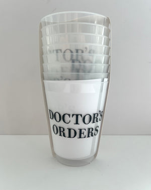 Doctor’s Orders Cups | Set of 8