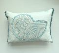 Shell Fringe Throw Pillow