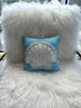 Pearls & Fringe Shell Throw Pillow