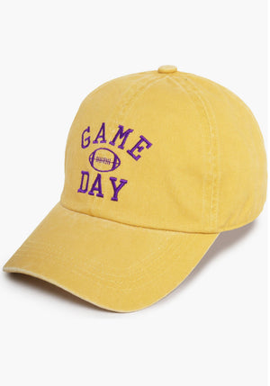 Game Day Hat | Yellow & Purple