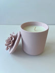 Pink Ceramic Candle | Pink Grapefruit Scent