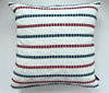 Red White & Blue Stripe Pillow