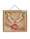 Holiday 3-Piece Super Chewer Dog Toy Set