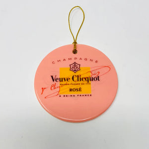 Pink Champagne Ornament