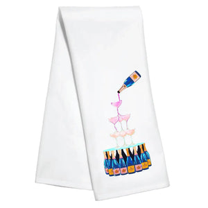 Champagne Pour | Kitchen Towel