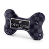 Black Checker Chewy Vuiton Bone