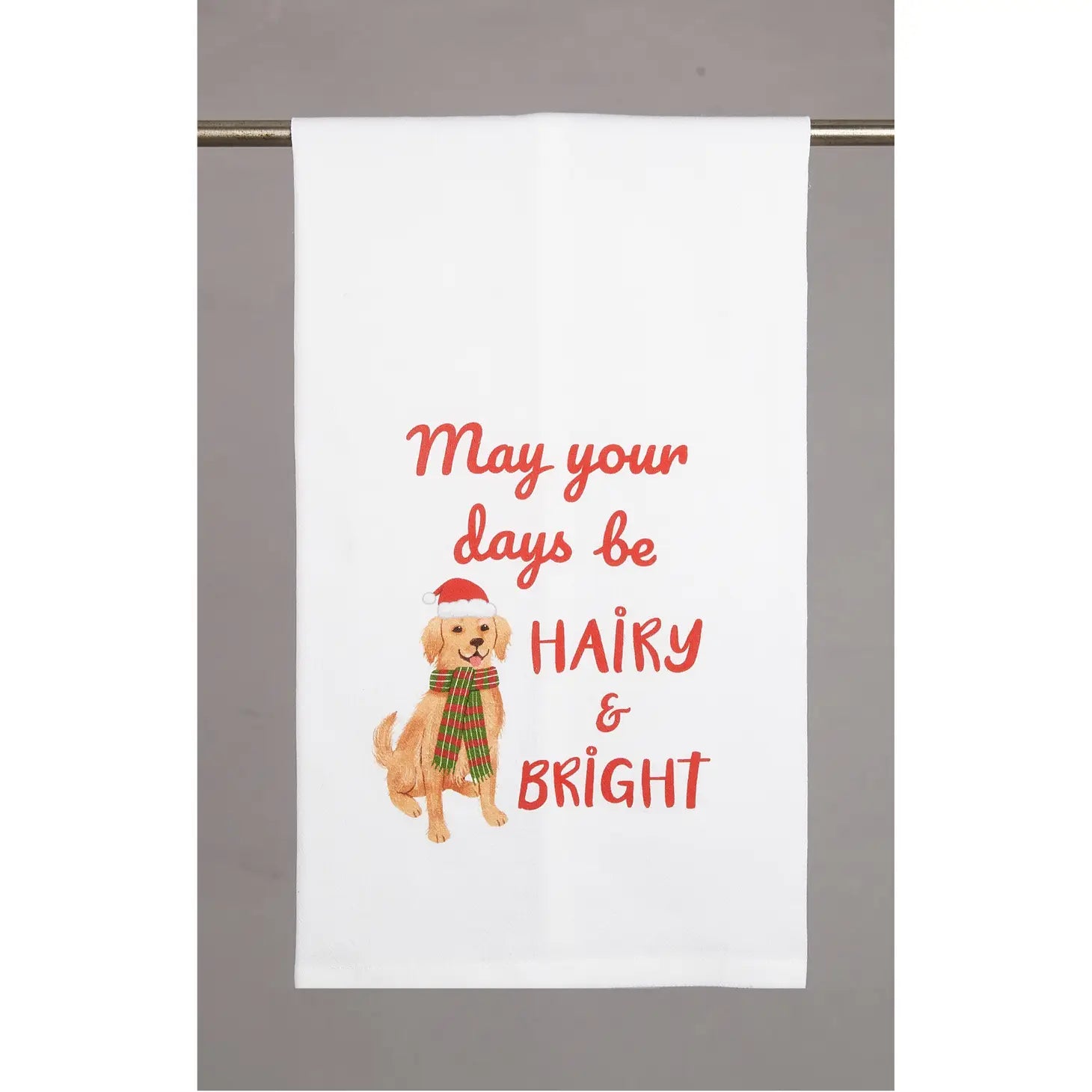 Hairy & Bright Christmas Kitchen Towel