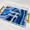 Plateau Acrylique Agate Happy Hour